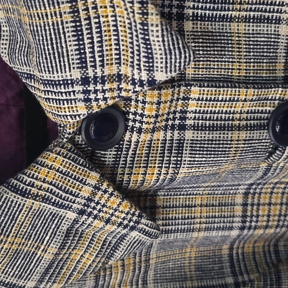 Vintage Plaid overcoat - Picture 2 of 2